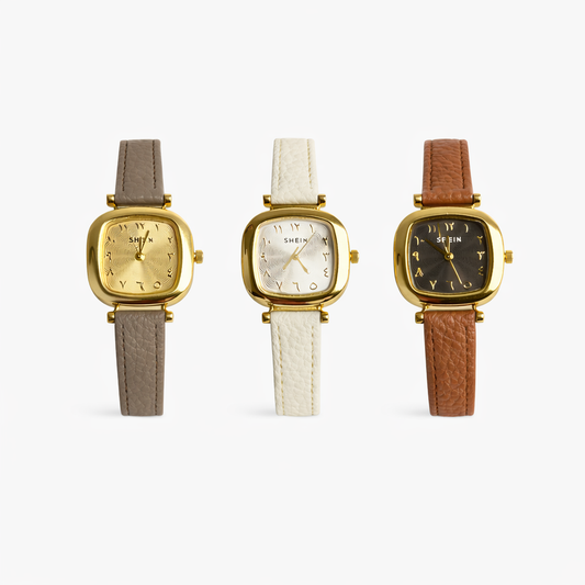 SHEIN Women's Watch Gift Set – 3 Watches in One Box